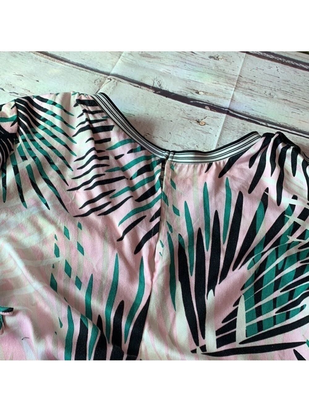 PROJECT RUNWAY TROPICAL SHORTS ROMPER - Picture 9 of 9